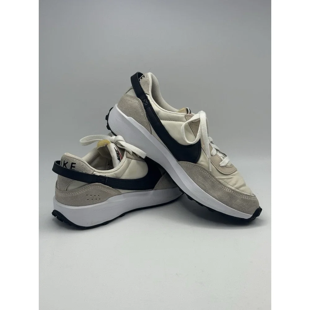 Nike Women's Waffle Debut Size 9 Sanddrift White/Black DH9523-102